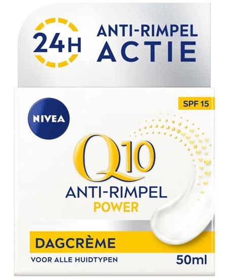 NIVEA Q10 POWER ANTIRIMPEL DAGCRME SPF15 50ML